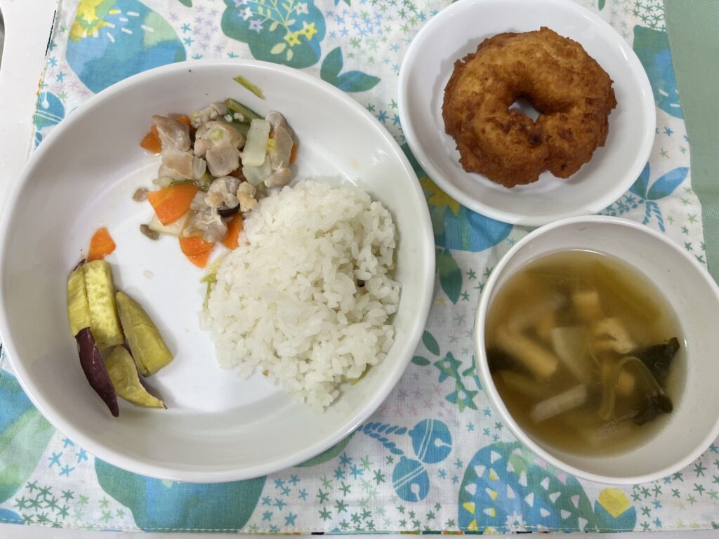 10/29 野菜のうま煮 豆腐ドーナツ