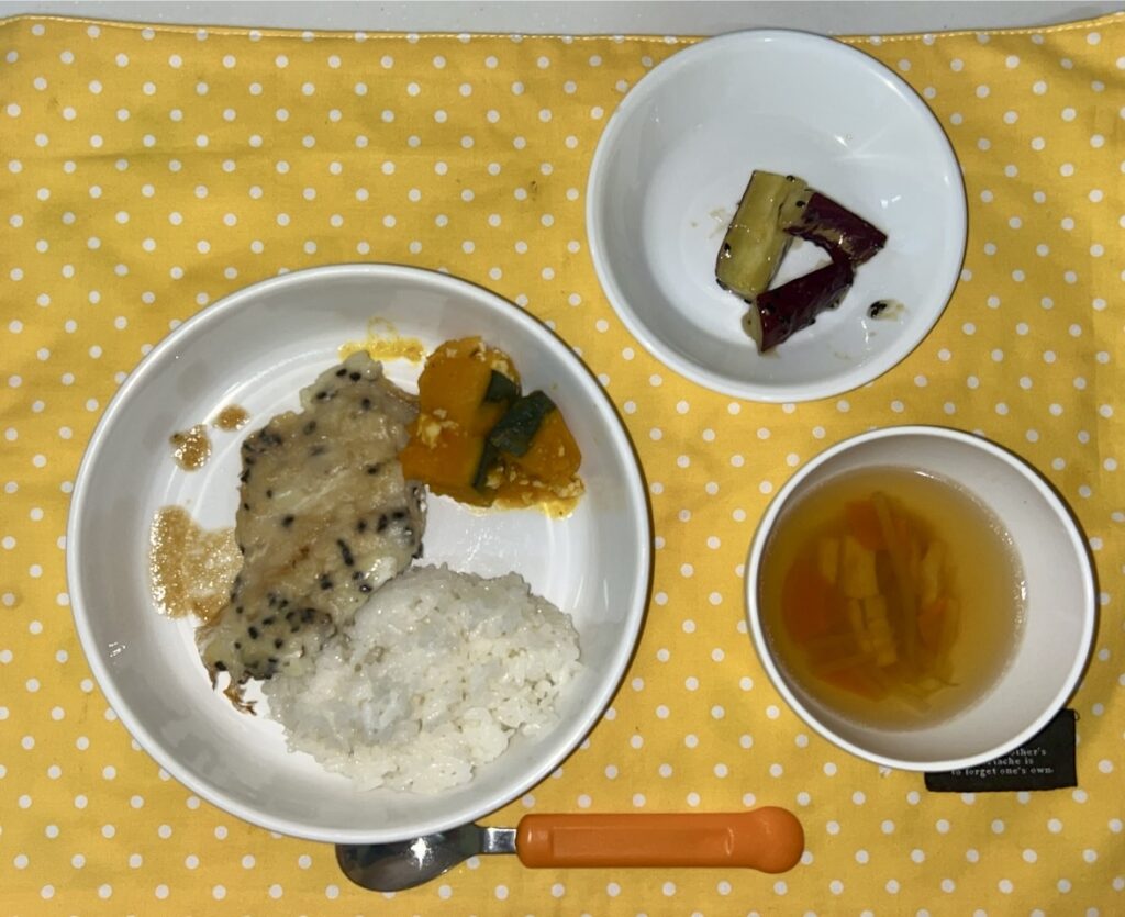 10/15 魚の洋風ごま照り焼き 大学芋